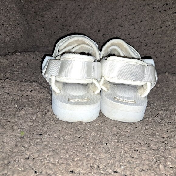 SUICOKE OG-061 White Shearling Sabot Sandals-Sz 42/9 Men-Excellent - Picture 6 of 9